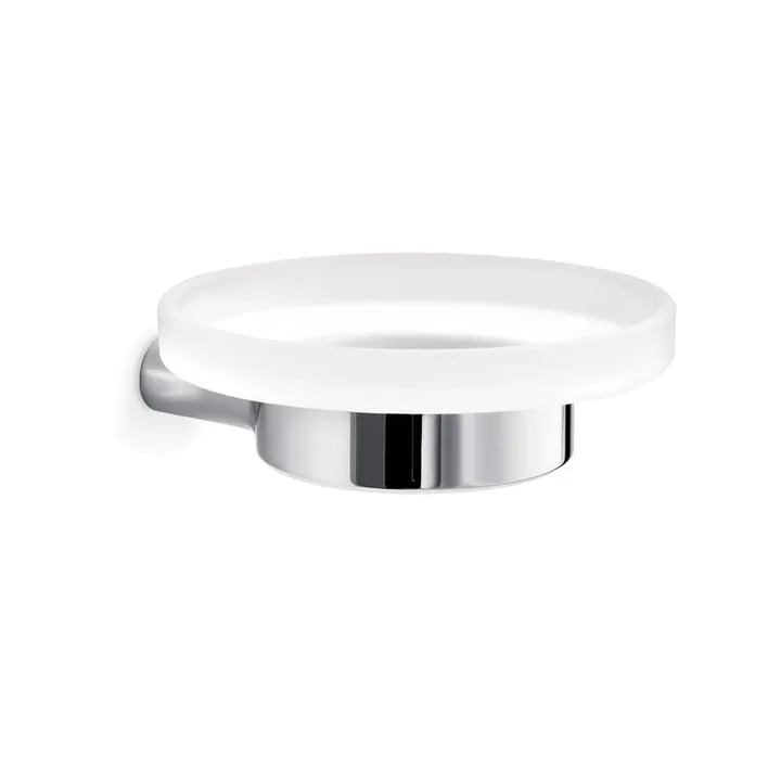 Mito Wall mounted soap dish & holder - Chrome