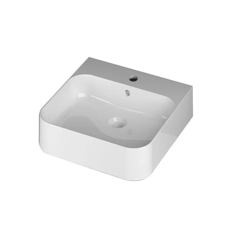 Slim Wall or Counter top basin 1TH 48 x 48cm