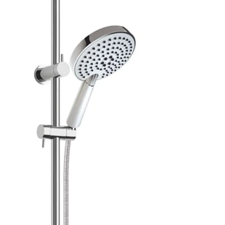 Aria 3F Shower twin shower with 250mm S/Steel rain shower