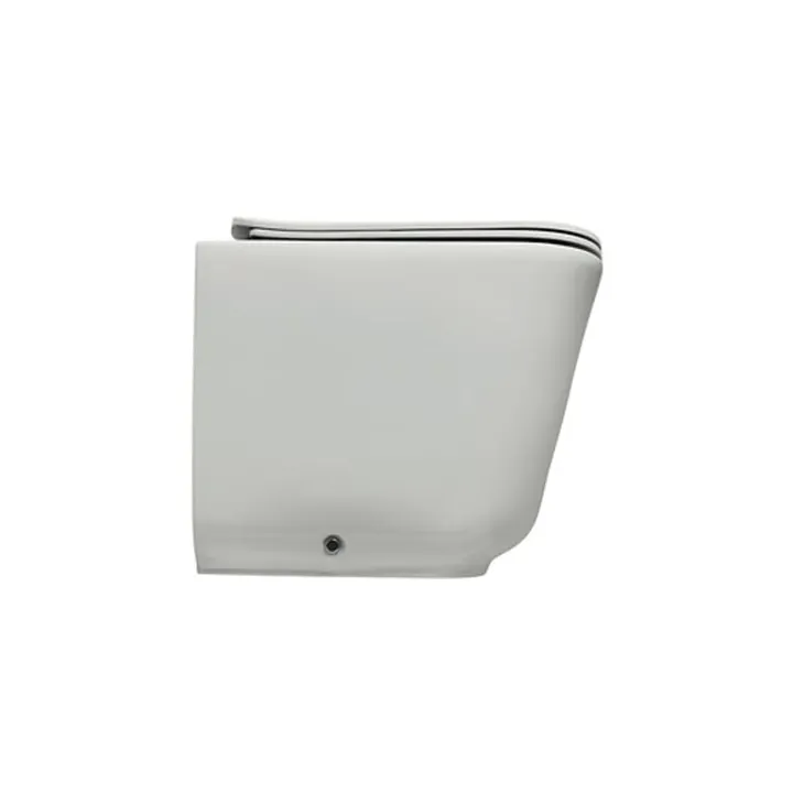 Tribeca NoRim Pedestal Pan and Seat - True NoRim design - Comfort Height 430mm