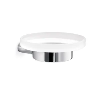 Mito Wall mounted soap dish & holder - Chrome image